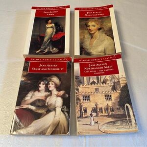 Jane Austen Book Set- 4 different titles- Oxford World’s Classics